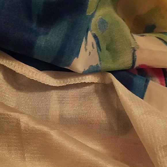 Sexy Sleeveless Strapless Maxi Dress Bright Floral - Picture 6 of 8